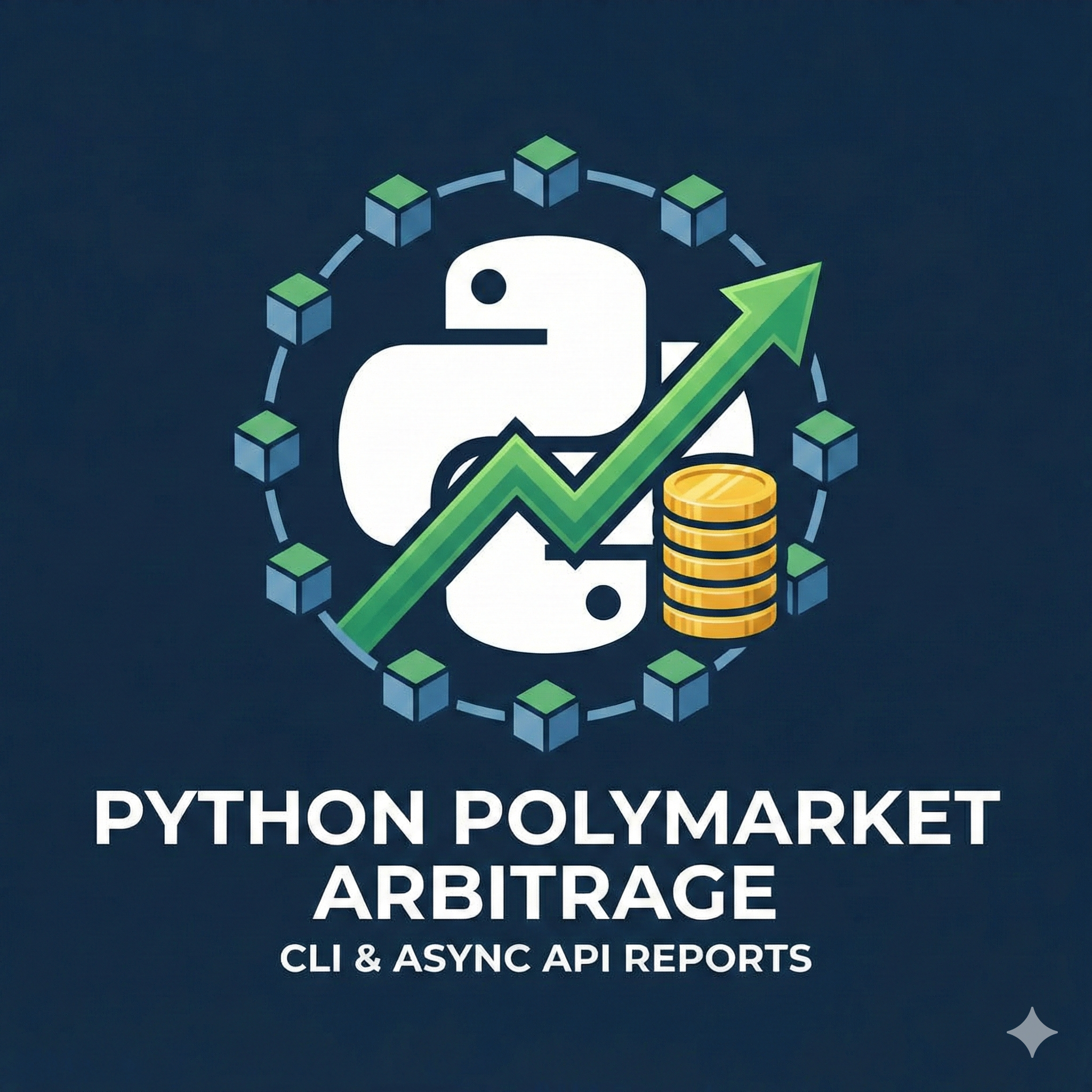 Python Polymarket Arbitrage Logo